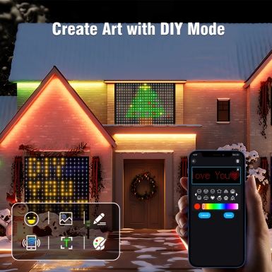 LED圣诞灯 - HCP039 DIY皮线窗帘灯串